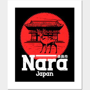 Nara, Japan City Vintage Posters and Art